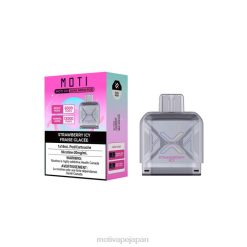 MOTI Go Pro 使い捨てポッド イチゴの氷 60LN95 Moti Vape Pods Japan
