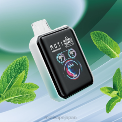 MOTI Triplus 20,000 個の使い捨て VAPE (5%、20,000 パフ) マイアミミント 60LN5 Moti Vape Pods Japan