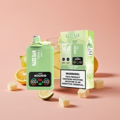 Razz Bar 40000 Puffs パワースクリーンディスプレイ レモンライム＆ラッシュアイス