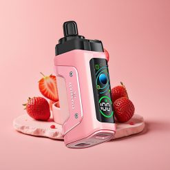 Razz Bar 45000 Puffs 1.0Ohmメッシュコイル ストロベリーアイス