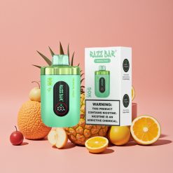 Razz Bar 50K Puffs トロピカルフルーツ味 650mAh Type-C充電式