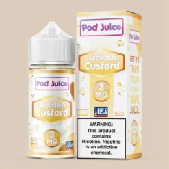 Pod Juice プレミアム ゴールデンカスタード 100mL