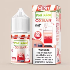 USA産ポッドジュース×OXBARジュエルケインミントソルト
