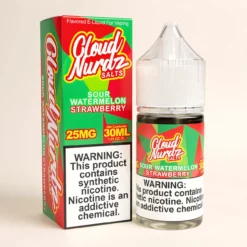 Cloud Nurdz Salts サワースイカストロベリー ニコソルト