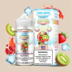 Pod Juice FREEZE ストロベリーキウイポンベリー 100mL