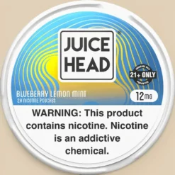 Juice Head ゼロタバコニコチンパウチ ブルーベリーレモンミント