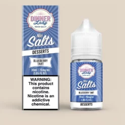 Dinner Lady SALT ブルーベリータルト プレミアムデザート – 30mL