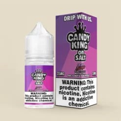 Candy King オンソルト プレミアム グレープバブルガム ソルト 30mL