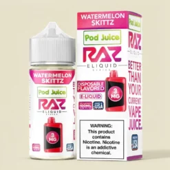 Pod Juice × RAZ スイカスキッツ Eリキッド 100mL