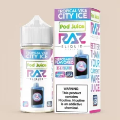 RAZ トロピカル バイス シティ アイス（Pod Juice x RAZ）