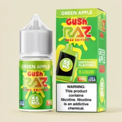 Pod Juice x RAZ E-Liquid グリーンアップル GUSH SALT 30mL